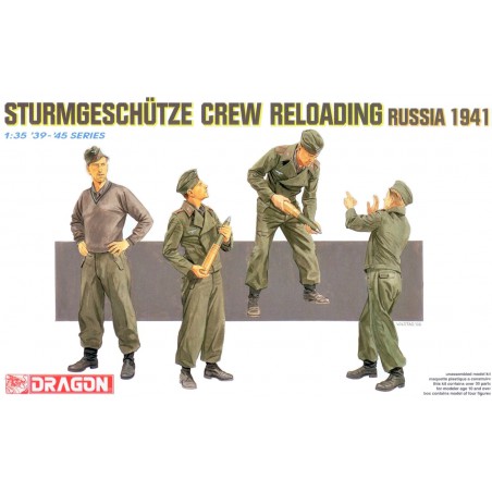 Sturmgeschütze Crew Reloading (Russia 1941)  -  Dragon (1/35)