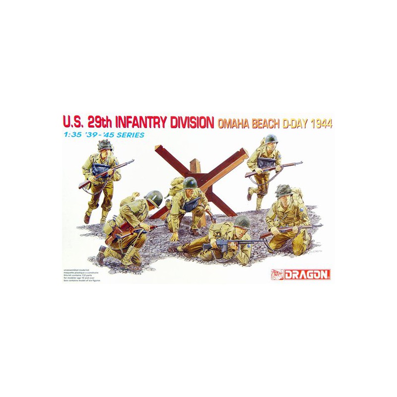 U.S. 29th Infantry Division (Omaha Beach D-Day 1944)  -  Dragon (1/35)