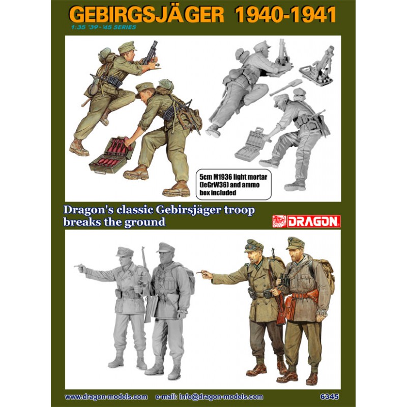 Gebirgsjäger 1940-1941  -  Dragon (1/35)