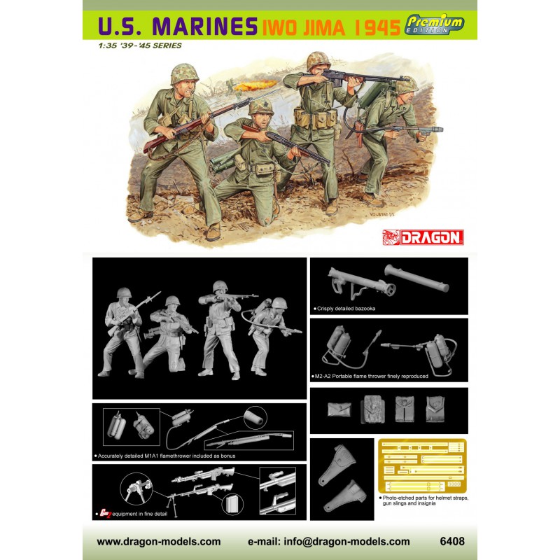 U.S. Marines (Iwo Jima 1945)  -  Dragon (1/35)