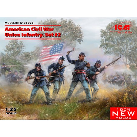 American Civil War Union Infantry Set n°2  -  ICM (1/35)