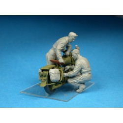 Harley-Davidson WLA + U.S. Repair Crew  -  MiniArt (1/35)