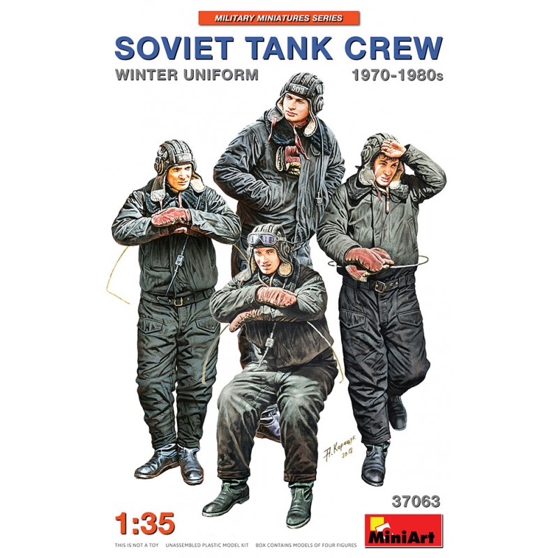 Soviet Tank Crew Winter Uniform  (1970-1980) -  MiniArt (1/35)