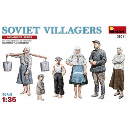 Soviet Villagers  -  MiniArt (1/35)