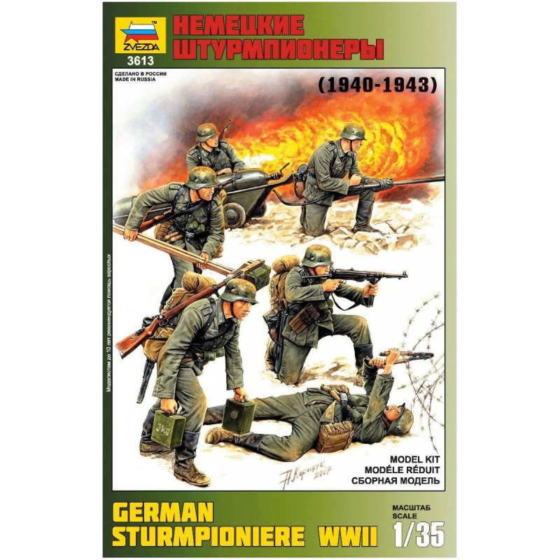 German Sturmpioniere (1940-1943)  -  Zvezda (1/35)