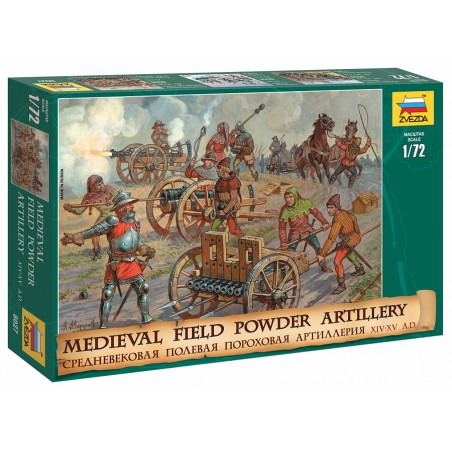 Medieval Field Powder Artillery XVI-XV A.D.  -  Zvezda (1/72)