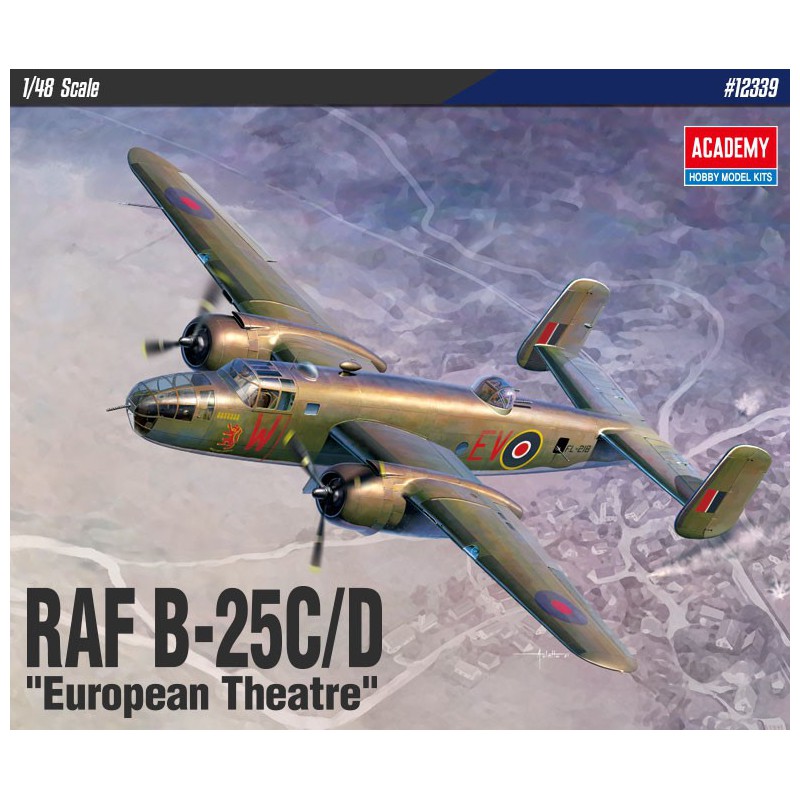 North American B-25C/D RAF "European Theatre"  -  Academy (1/48)