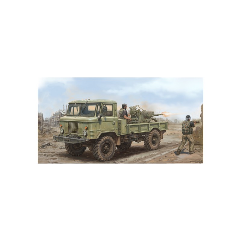 GAZ-66 Russian Light Truck + ZU-23-2  -  Trumpeter (1/35)