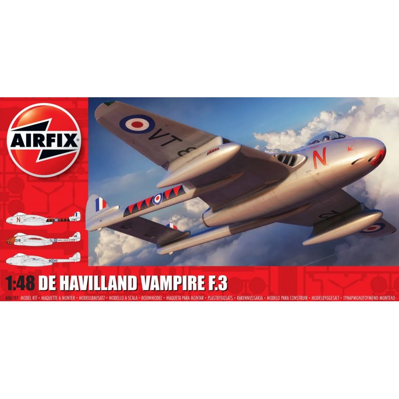 De Havilland Vampire F.3  -  Airfix (1/48)
