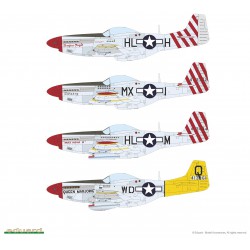 North American P-51D Mustang "Red Tails & Co." (Dual Combo)  -  Eduard (1/48)