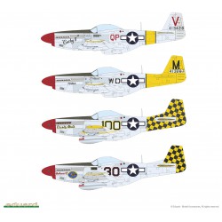 North American P-51D Mustang "Red Tails & Co." (Dual Combo)  -  Eduard (1/48)