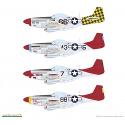 North American P-51D Mustang "Red Tails & Co." (Dual Combo)  -  Eduard (1/48)