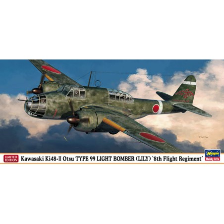 Kawasaki Ki-48-II Otsu Type 99 Light Bomber (Lily) "8th Flight Regiment"  -  Hasegawa (1/72)