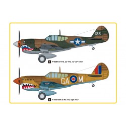 Curtiss P-40 Kitty Hawk  -...