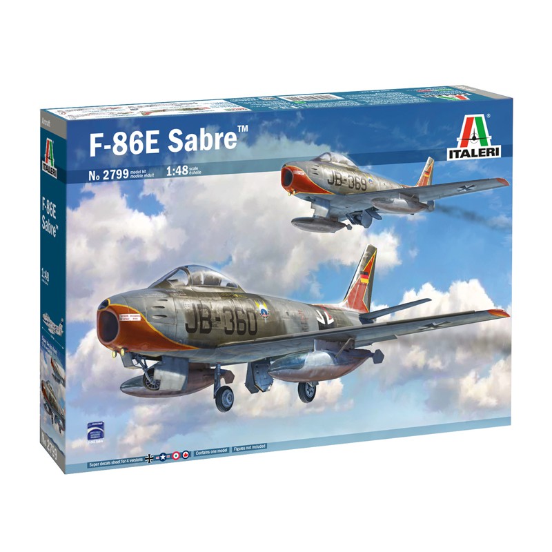 North American F-86E Sabre  -  Italeri (1/48)