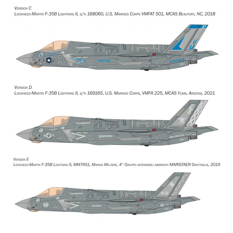 Lockheed Martin F B Lightning Ii Stovl Version Italeri