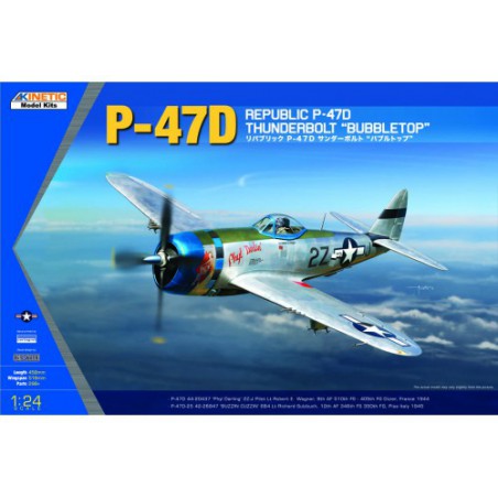 Republic P-47D Thunderbolt "Bubbletop"  -  Kinetic (1/24)