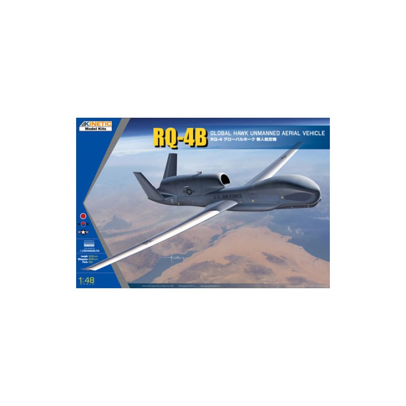 Northrop Grumman RQ-4 Global Hawk Unmanned Aerial Vehicle  -  Kinetic (1/48)