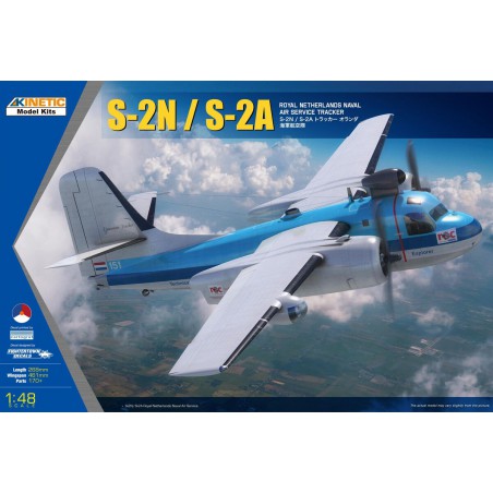 Grumman S-2N/S-2A Tracker "Royal Netherlands Naval Air Service"  -  Kinetic (1/48)