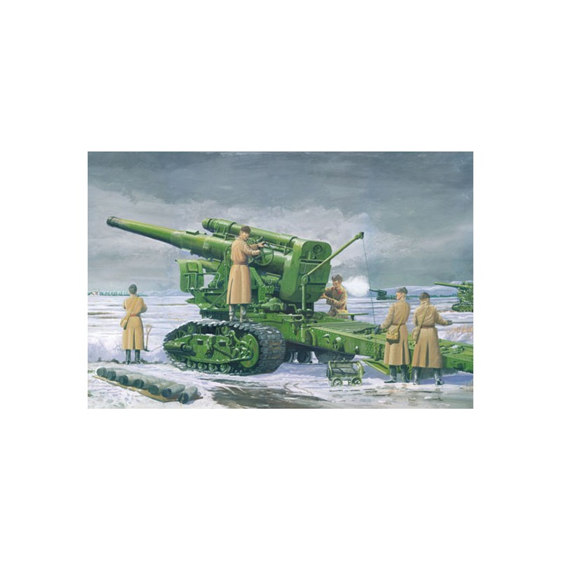 B-4 203mm M1931 Soviet Howitzer  -  Trumpeter (1/35)