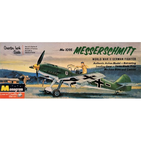Messerschmitt Me-109E (Bf-109)  -  Monogram (1/48)