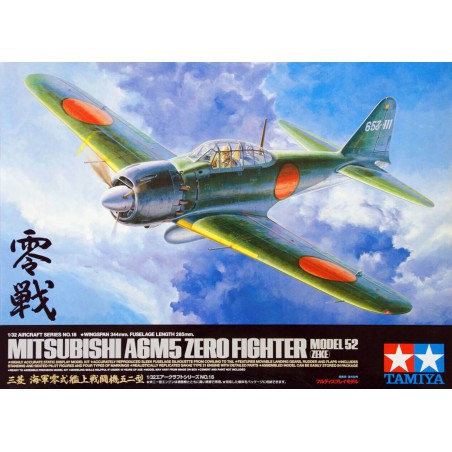 Mitsubishi A6M5 Zero Fighter Model 52 (Zeke)  -  Tamiya (1/32)