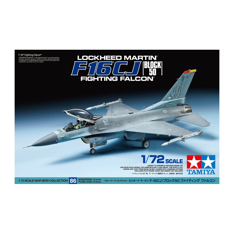 Lockheed Martin F-16CJ (Block 50) Fighting Falcon  -  Tamiya (1/72)