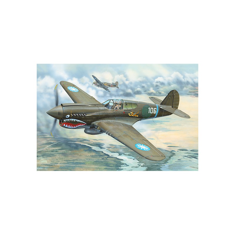 Curtiss P-40E Warhawk  -  Trumpeter (1/32)