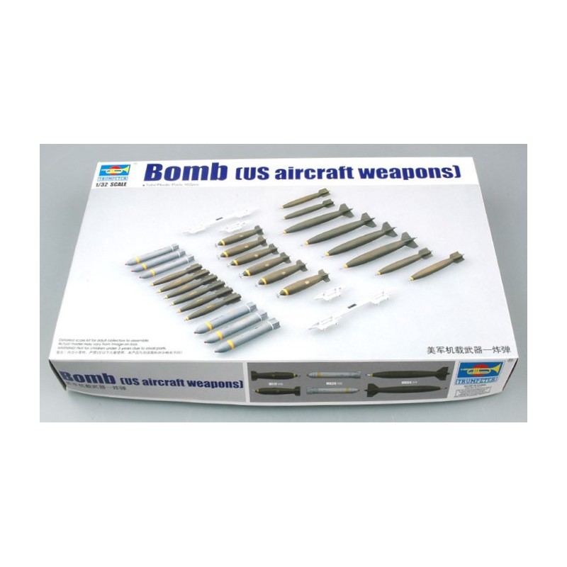 Bomb (U.S. Aircraft Weapons)  -  Trumpeter (1/32)