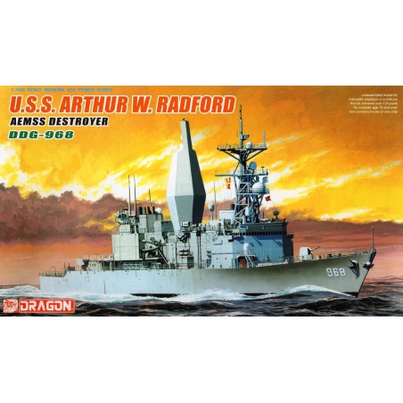 U.S.S. Arthur W. Radford AEMSS Destroyer (DDG-968)  -  Dragon (1/700)