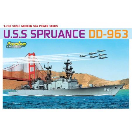 U.S.S. Spruance (DD-963)  -  Dragon (1/700)