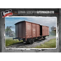 Railway German Gedeckter Guterwagen G10  -  Thunder Model (1/35)
