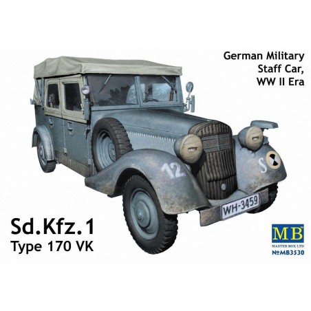 Mercedes-benz Type 170VK Sd.Kfz.I German Staff Car  -  Master Box (1/35)