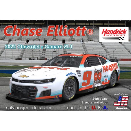 Chevrolet Camaro ZL1 n°9 Chase Elliott "Hooters" 2022  -  Salvinos (1/24)