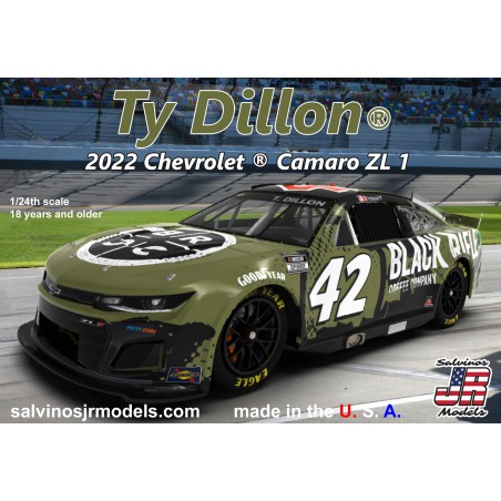 Chevrolet Camaro ZL1 n°42 Ty Dillon "Black Rifle" 2022  -  Salvinos (1/24)