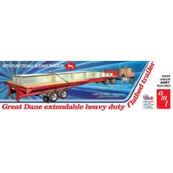 Great Dane extendable Heavy Duty Flatbed Trailer  -  AMT (1/25)