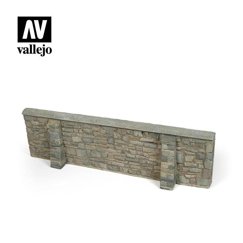 Ardennes Village Wall 24x7cm  -  Vallejo (1/35)