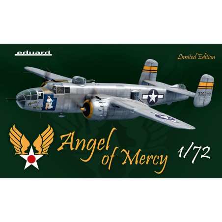 North American B-25J Mitchell with glass nose "Angel of Mercy" Limited Edition Eduard (1/72)