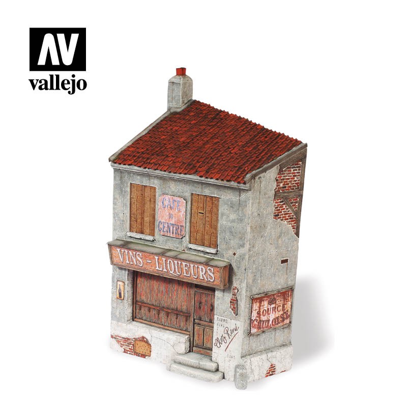 French Café 25,5x15,1x13cm  -  Vallejo (1/35)