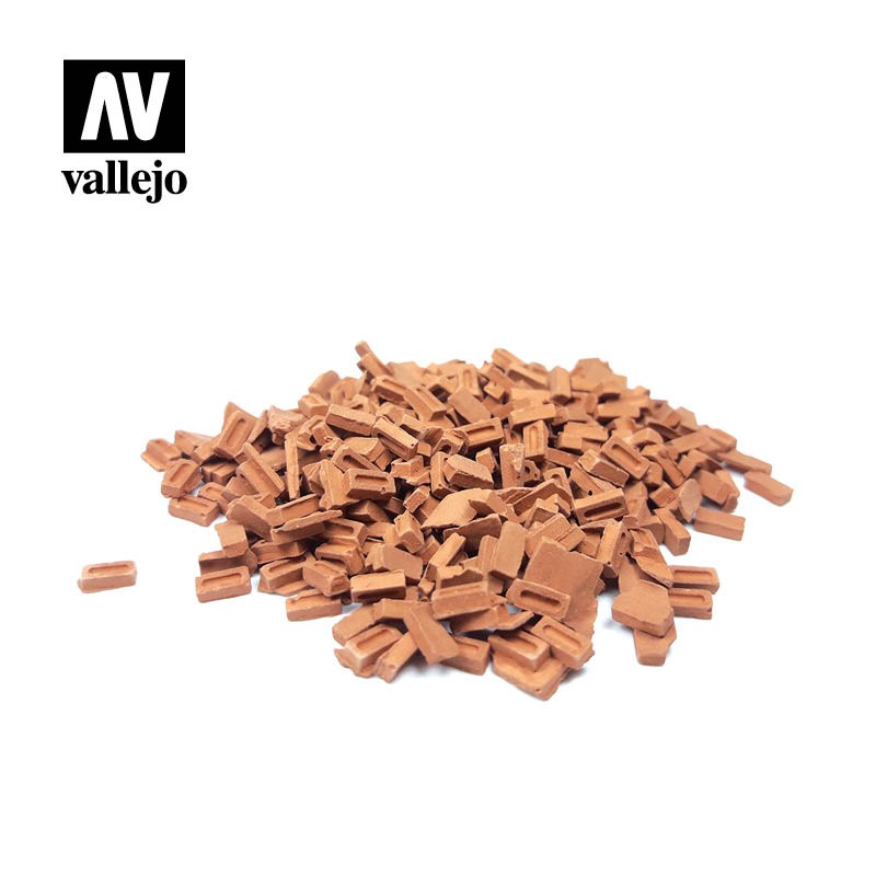 Coloured Bricks (+/-40g)  -  Vallejo (1/35)