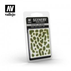 Scenery Diorama Products Vallejo - Wild Tuft Dry / Green / Small 2mm (35pcs)