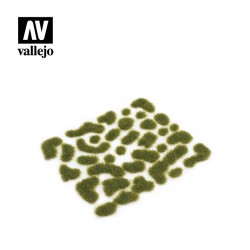 Scenery Diorama Products Vallejo - Wild Tuft Dry / Green / Small 2mm (35pcs)