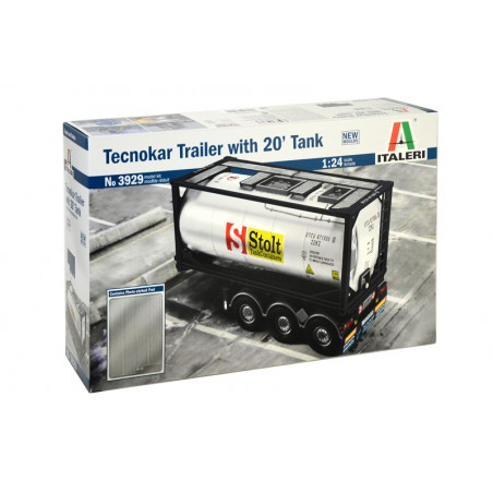 Tecnokar Trailer with 20' Tank  -  Italeri (1/24)