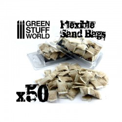 Sand Bags Flexible (50pcs)  -  Green Stuff (1/35)