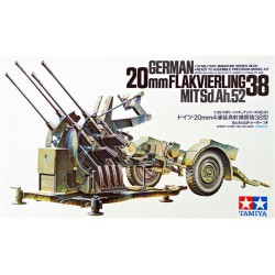 Flakvierling 38 20mm mit Sd.Ah.52  -  Tamiya (1/35)