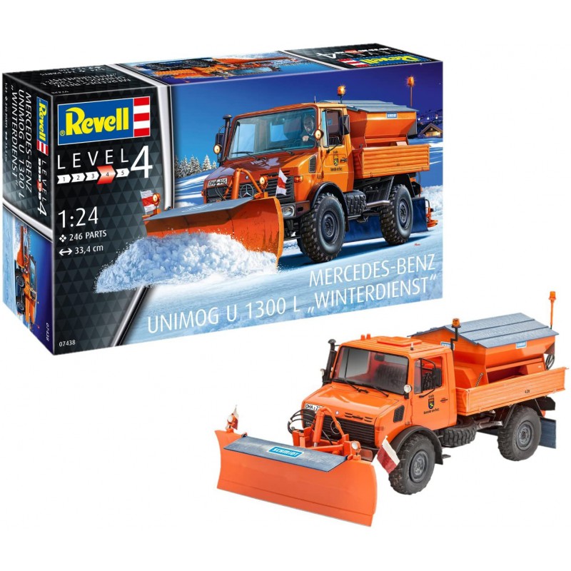 Mercedes-Benz Unimog U 1300 L "Winterdienst"  -  Revell (1/24)