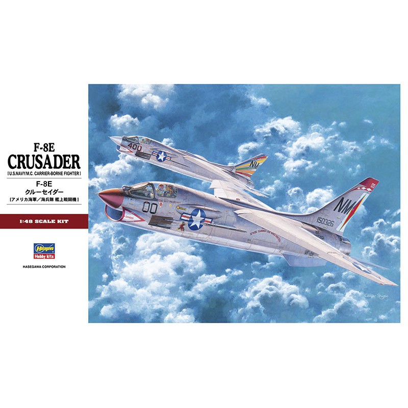 Vought F8-E Crusader  -  Hasegawa (1/48)