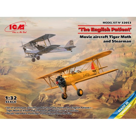 Tiger Moth D.H.82A & Stearman Model 75 "The English Patient"  -  ICM (1/32)