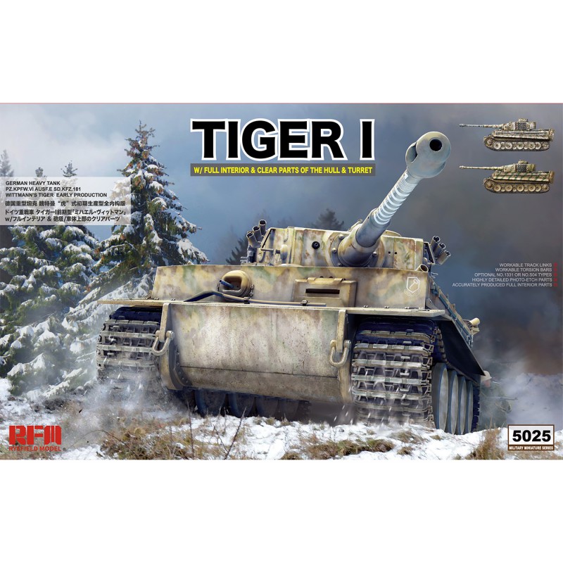 Pz.Kpfw.VI Ausf.E Sd.Kfz.181 Tiger I Wittmann's Tiger Early Production  -  RFM (1/35)