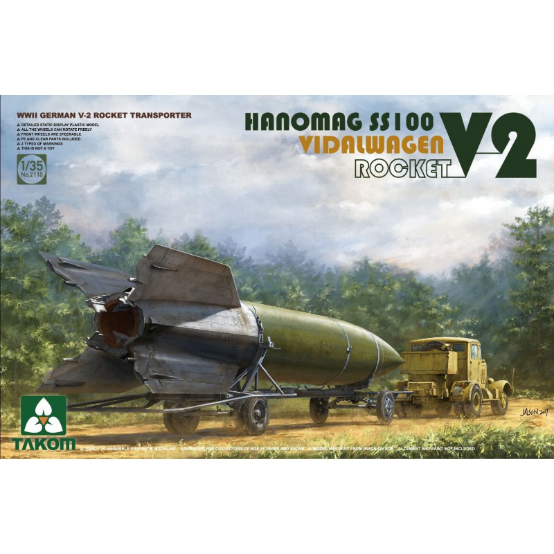 Hanomag SS100 & Vidalwagen V-2 Rocket  -  Takom (1/35)